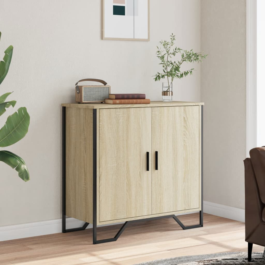 Vidaxl Sideboard Grau Sonoma 78X35,5X74,5 Cm Holzwerkstoff