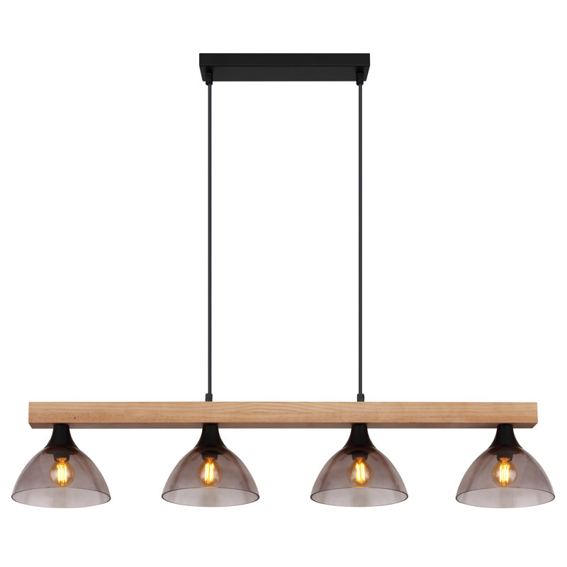 4 - Light Matte Black Pendant