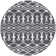 Tapis gris / blanc Jemima