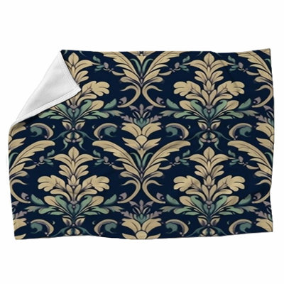 Machine Printed Throw Blanket