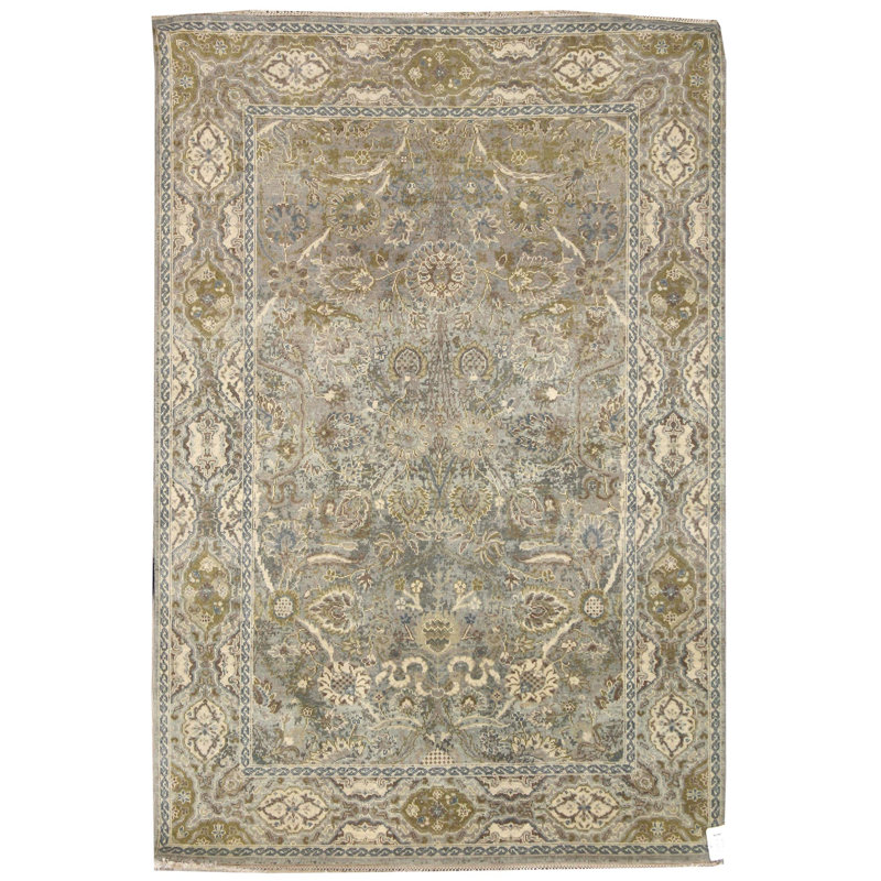 Erased Look One-of-a-Kind 4' X 6' Area Rug