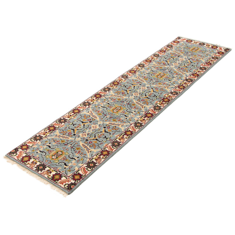 Tapis bleu clair Serapi Heritage 2 pi 5 po x 9 pi 11 po