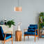 Lustre scandinave élégant, couleur crème, hauteur réglable 15,0 - 46,5 pouces | Corps en métal 15,8 po x 15,8 po, capuchon en tissu | Douille E27, 40 W maximum, IP20 | Parfait pour la salle à manger moderne et les espaces de vie, design élégant-25505314-25505325