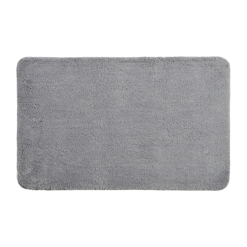 Jordan Microfibre Non Slip Bath Mat, Dove Grey