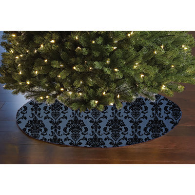 Jupe d'arbre de Noël 58 po Popeline