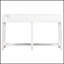 Console rustique avec deux tiroirs de rangement et une tablette inférieure pour un assemblage facile et une décoration élégante-1428837060
