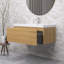 Meuble-lavabo moderne à rayures avec lavabo simple-1629074918