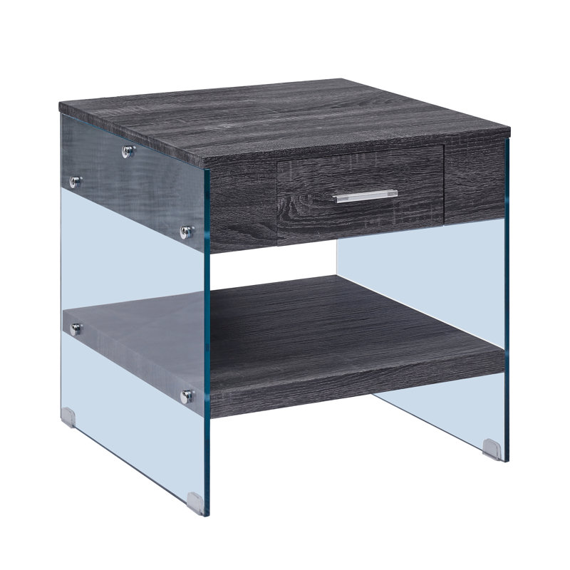 Table de bout avec rangement Caylor