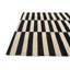 Tapis noir et blanc Noe