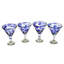 Ensemble de verres à martini en verre recyclé soufflé à la main Brayden Studio® (ensemble de 4)