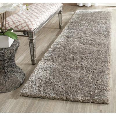 Sg-Sanisha Beach Shag Hand Tufted Performance Solid Color Rug