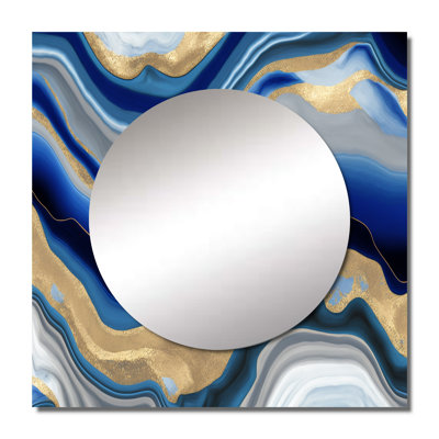 Ishea - Modern Square Mirror Wall Decor For Bedroom