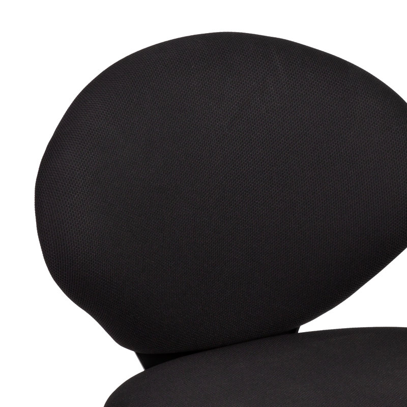 Chaise 360 ° à 360 degrés avec roulettes, Noir