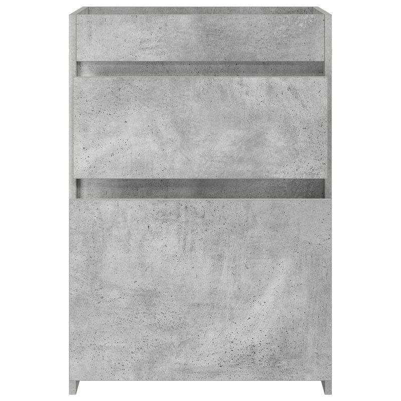 56cm Bathroom Vanity Base Only, Concrete Grey