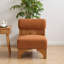 Méridienne Modern Boucle avec structure en bois massif et dossier roulé pour le salon, la chambre à coucher ou le bureau | Revêtement doux et durable-1112301288