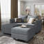 Canapé modulaire convertible avec méridienne réversible Manusite-595962099