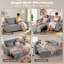 167 cm W Eucalyptus Outdoor Sofa-55687745