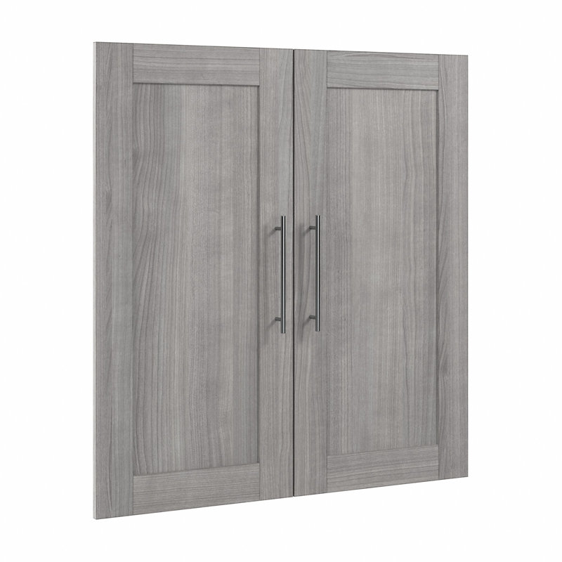 Portes Arlex pour rangement pour garde-robe, Gris platine, H 37,68 po x l 35,35 po x P 0,62 po