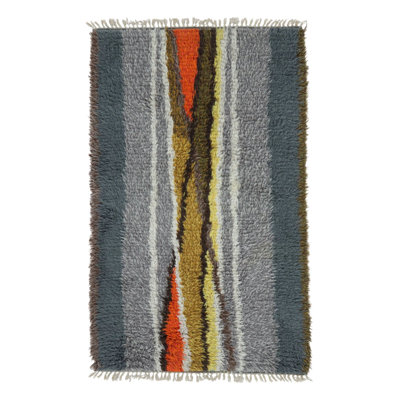Vintage One-of-a-Kind 3'1" X 5'1" Hand Knotted Area Rug
