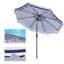 Parasol de plage avec manivelle 106 po Manar