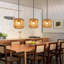 3 - Light Rattan Farmhouse Bohemian Pendant
