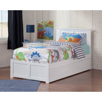 Lampley Solid Wood Platform Bed with Trundle by Harriet Bee