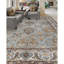 Tapis bleu clair et ivoire noué à la main de haute qualité