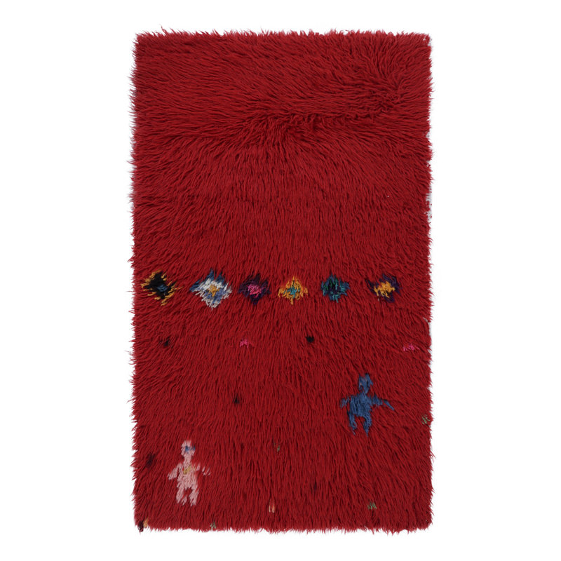 Vintage One-of-a-Kind 2'4X4'2 Hand Knotted Area Rug