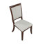 Chaise d'appoint rembourrée (ensemble de 2)
