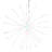 Kurt Adler Pre-Lit 3D Fairy Starburst Light, Multicolor