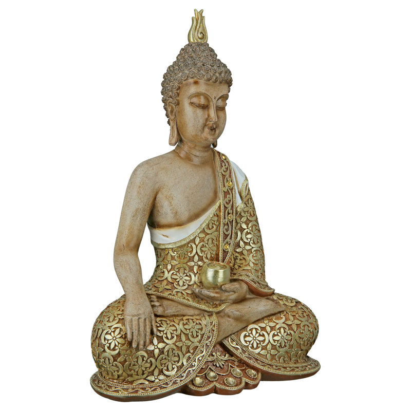 Torrin Religious & Spiritual Figurines & Sculptures, Brown/Gold