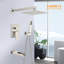 Robinet de baignoire et de douche mural avec valve brute-64227636