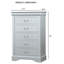 Meuble de rangement de style transitionnel 1Pc