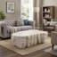 48.62 inch Unique Shape Coffee Table Beige