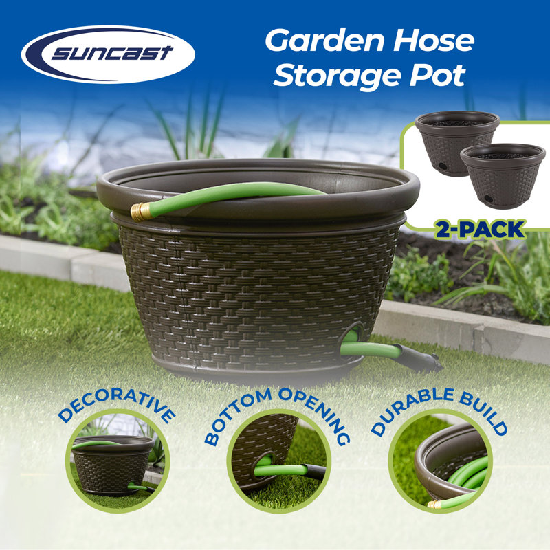 Plastic Hose Pot, 2 Pack
