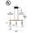 Ammanda 3 - Light Small Kitchen Island Pendant Chandelier