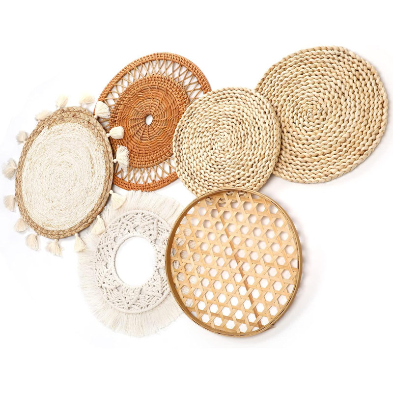Handmade Wall Decor on Rattan