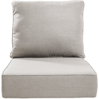 Deb Weather-Resistant Polyester Seat and Back Cushion Set