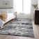 Premium Machine Washable Prisco Black Rug