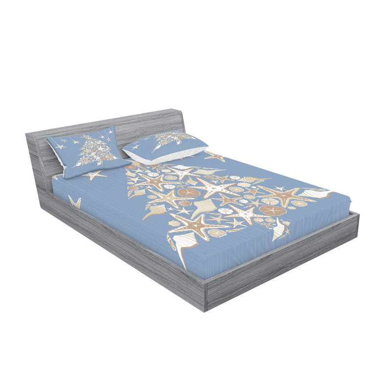 Ensemble de draps et taies décoratives Ambesonne, crème beige, California King Sheet Set with 4 Pillowcases