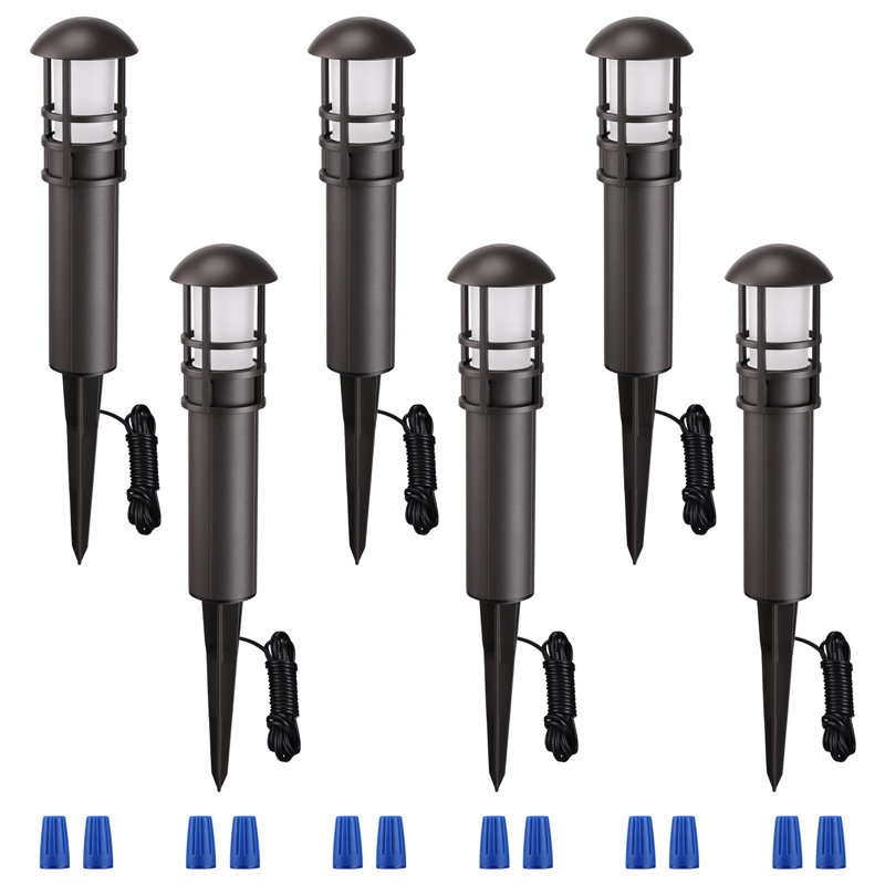 Magnifique Bronze Low Voltage Integrated LED Pathway Light Pack