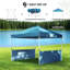Pavillon de jardin escamotable 10 po x 10 pi, paroi latérale pour utilisation avec sac de transport à roulettes-125125336