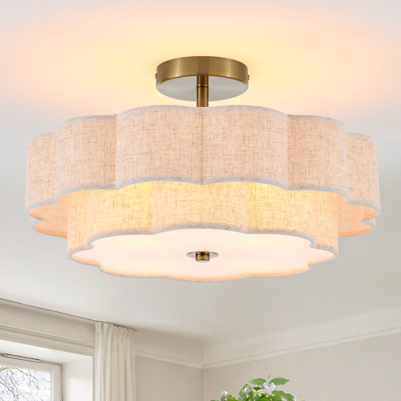 Plafonnier semi-encastré Modern