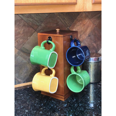 Andreanne Bamboo Rotating Mug Tree
