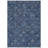 Ullin Floral Navy Sapphire Blue Area Rug-71601388