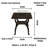 Stylish Square Coffee Table For Outdoor Patio-1960466812