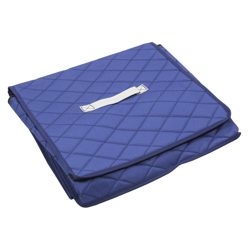 Ebern Designs Fabric Decorative Bin, Blue