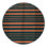 Machine Washable Horizontal Stripes Blue Area Rug