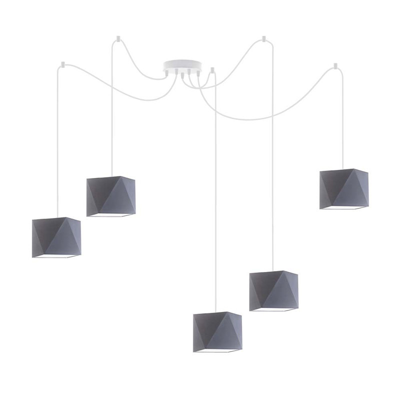 Thursa 5 - Light Pendant, Steel Grey