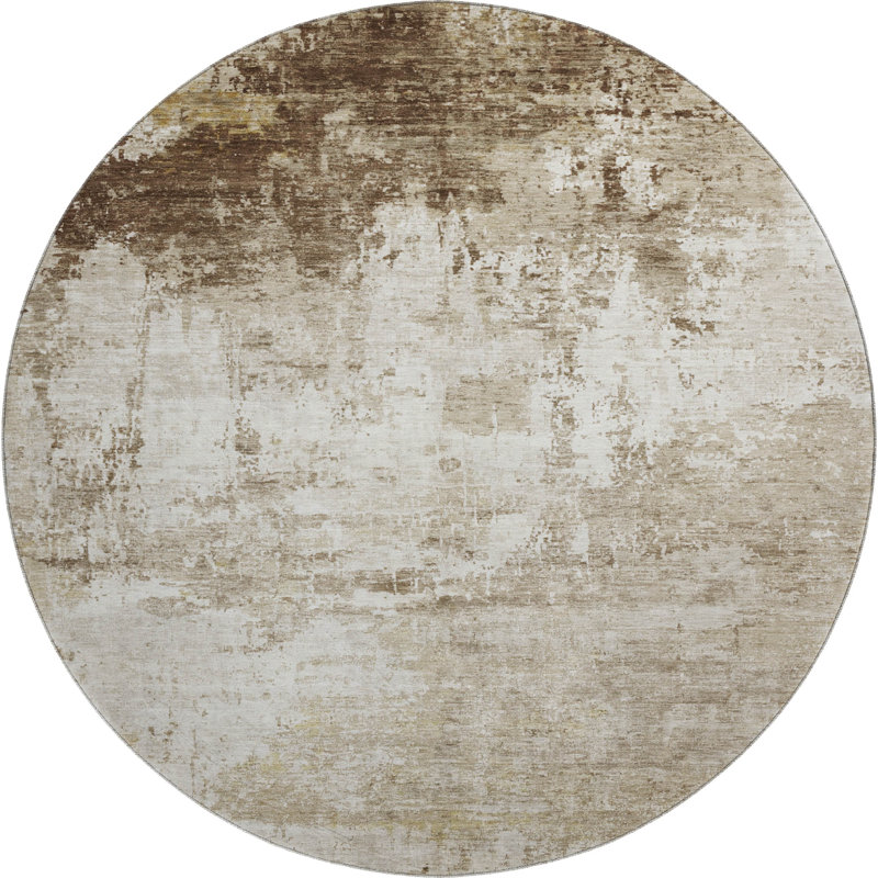 Premium Machine Washable Verlin AMF1766 Modern Rug, Round 8'